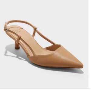Women's Annette Slingback Kitten Heels with Memory Foam a New Day Size 8 new